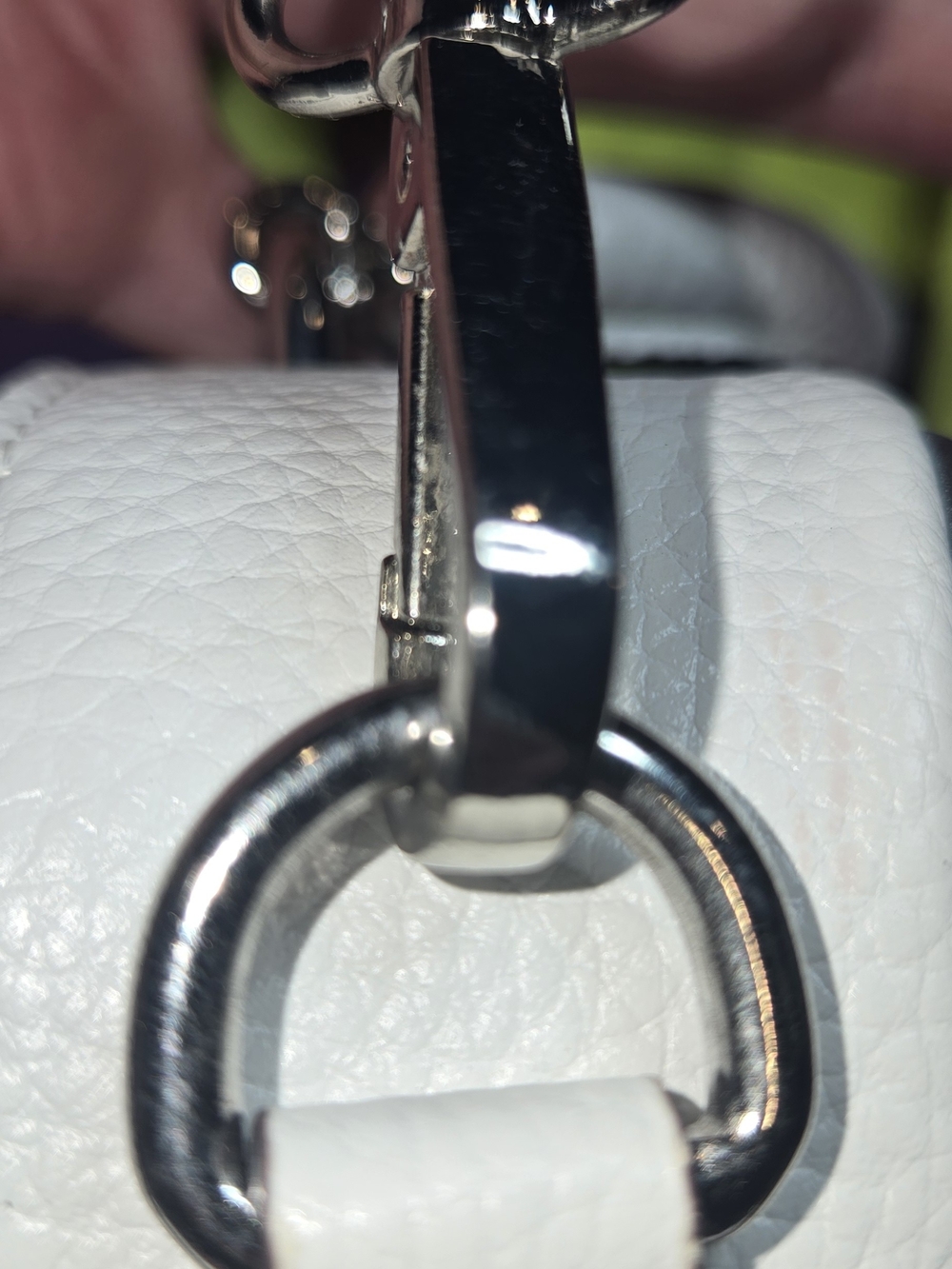 Mix No. 6 White Crossbody with Neon Yellow Strap - Picture 3 of 11